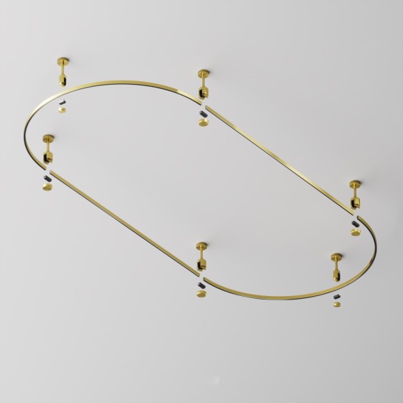 Шинопровод D800 накладной/подвесной радиусный Maytoni Flarity TRX154-SR-D800-BS Шинопровод D800 накладной/подвесной радиусный Maytoni Flarity TRX154-SR-D800-BS