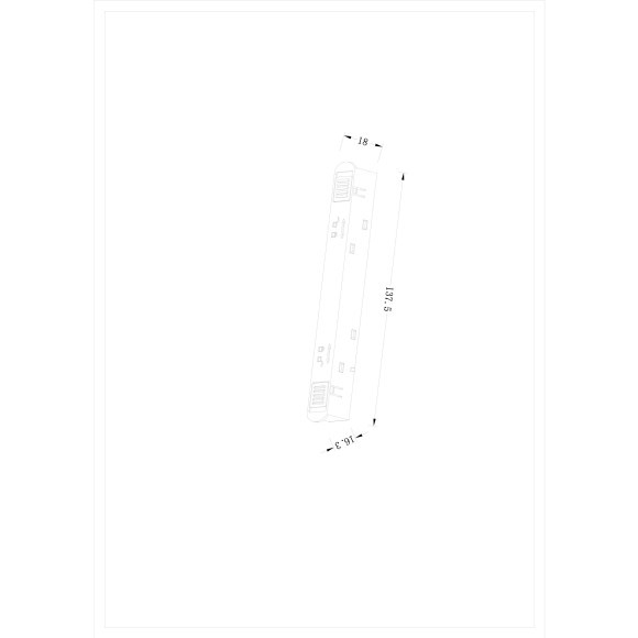 Коннектор питания прямой для всех шин Maytoni Exility TRA034PC-42B