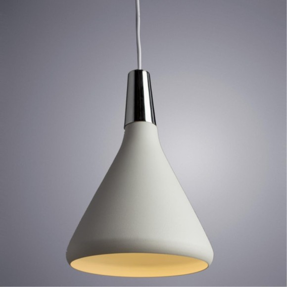 Подвесной светильник с 1 плафоном Arte Lamp A9154SP-1WH CICLONE под лампу 1xE27 60W