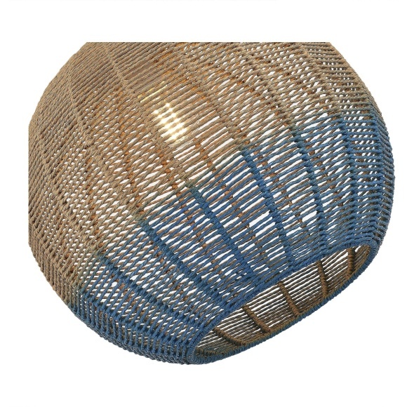 SL1514.633.01 Светильник подвесной ST-Luce Древесный/Бежевый,Синий E27 1*7W VIMINI