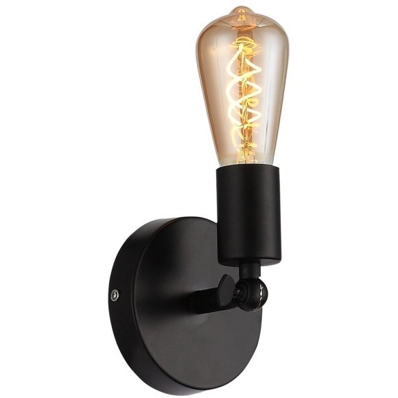 SL419.401.01 Светильник настенный Черный E27 1*60W ANO