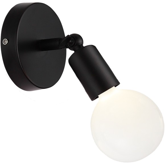 SL419.401.01 Светильник настенный Черный E27 1*60W ANO