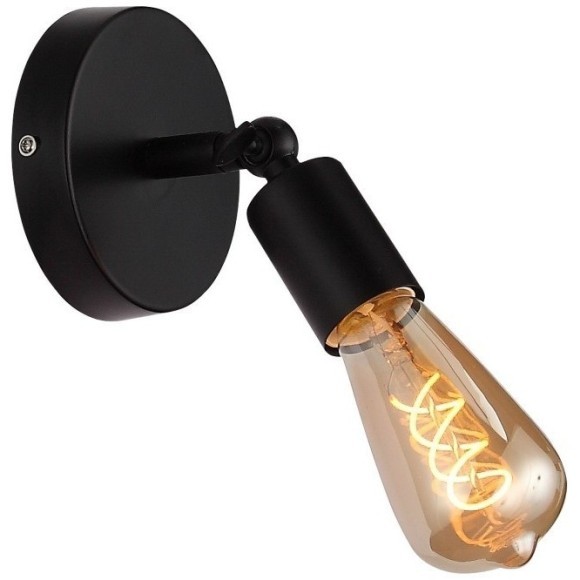 SL419.401.01 Светильник настенный Черный E27 1*60W ANO