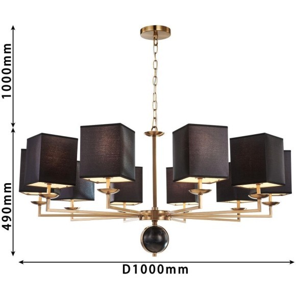 Подвесная люстра Diva 2822-10P