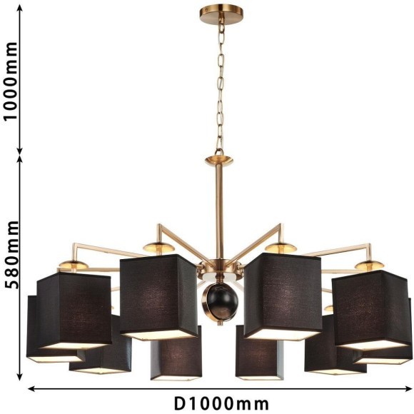 Подвесная люстра Diva 2822-10P