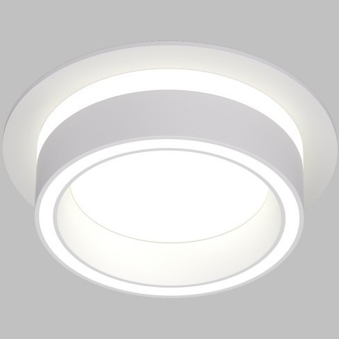 DK2100-WH Встраиваемый светильник NIKO, IP 20, до 15 Вт, GX53, LED, белый, акрил, алюминий
