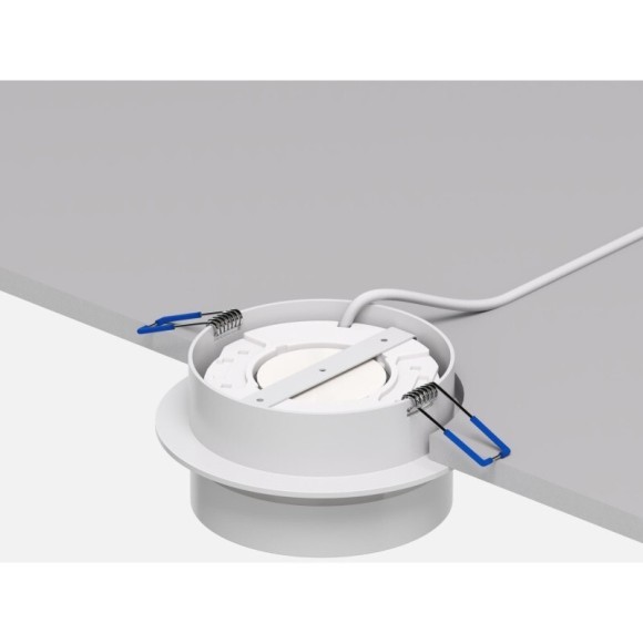 DK2100-WH Встраиваемый светильник NIKO, IP 20, до 15 Вт, GX53, LED, белый, акрил, алюминий DK2100-WH Встраиваемый светильник NIKO, IP 20, до 15 Вт, GX53, LED, белый, акрил, алюминий