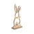 427849 Статуэтка Заяц BALMAHA, L120, B50, H270, дерево, натуральный, бежевый