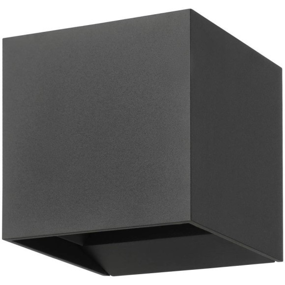901065 Уличное бра CALPINO 3, 2X2,8W (LED), 3000K, 840lm, IP54, L100, H100, A100, литой алюминий, антрацитовый/прозрачное стекло