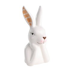 427942 Статуэтка Заяц SENDAYAN,L69,B65,H145,белый,розовый 427942 Статуэтка Заяц SENDAYAN,L69,B65,H145,белый,розовый