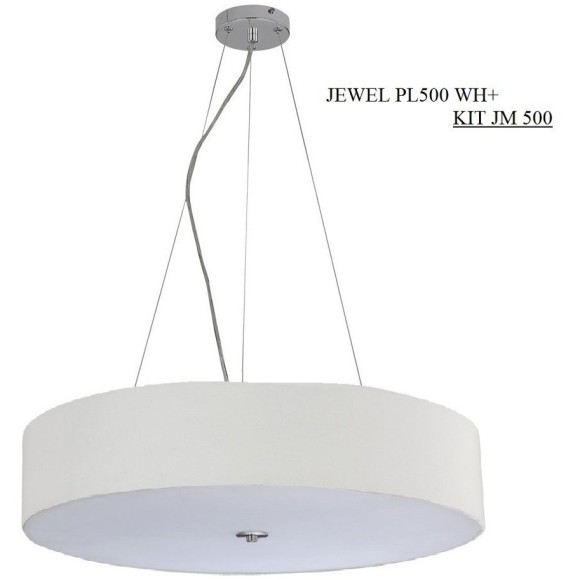 Светильник потолочный Crystal Lux JEWEL PL500 WH