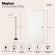 Декоративный торшер Maytoni MOD013FL-01B RING под лампу 1xE27 60W