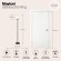 Декоративный торшер Maytoni MOD013FL-01B RING под лампу 1xE27 60W