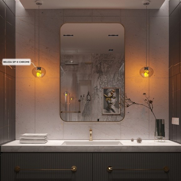 Светильник подвесной Crystal Lux BELEZA SP1 E CHROME Светильник подвесной Crystal Lux BELEZA SP1 E CHROME