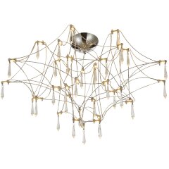 SL6601.102.78 Светильник потолочный ST-Luce Хром/Прозрачный LED 78*0,35W 3000K GRAVETTA SL6601.102.78 Светильник потолочный ST-Luce Хром/Прозрачный LED 78*0,35W 3000K GRAVETTA