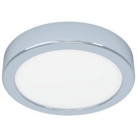 900639 Накладной светильник FUEVA 5, 11W (LED), 3000K, IP44, ?160, сталь, хром / пластик, белый