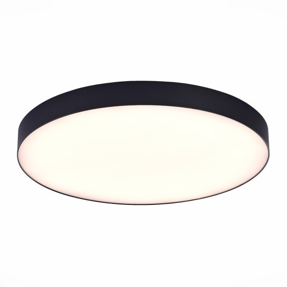 ST606.432.96 Светильник потолочный Черный LED 1*96W 3000K 8 640Lm Ra85 120° IP20 D600xH55 185-265V Накладные светильники