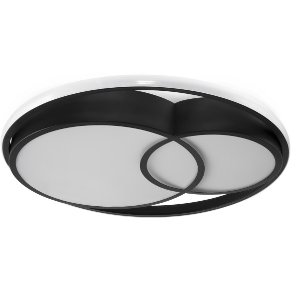 Потолочный черный светодиодный светильник управляемый пультом (без пам настроек) 70Вт 4600лм 3000-6000К Freya Tucene FR10029CL-L70B