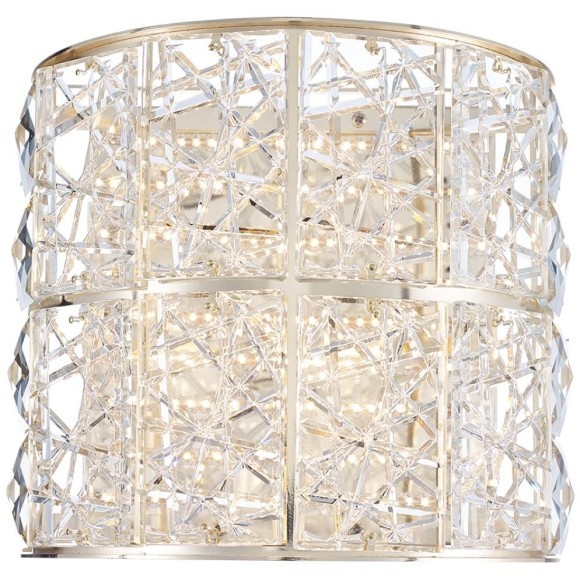 5071/32WL HALL ODL24 493 золото/прозрачный/металл/хрусталь/стекло Бра LED 15W 3700K VERSION