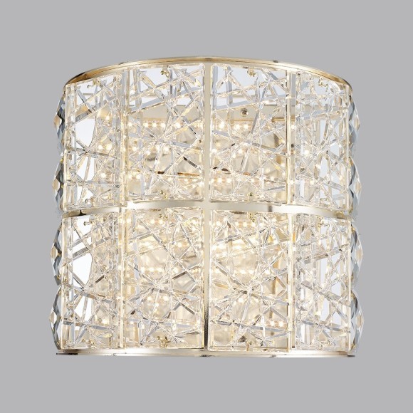 5071/32WL HALL ODL24 493 золото/прозрачный/металл/хрусталь/стекло Бра LED 15W 3700K VERSION