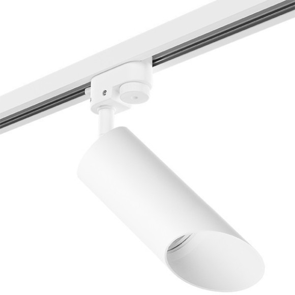 Однофазный двужильный трековый светильник Lightstar R1T43636 Rullo под сменную лампу GU10