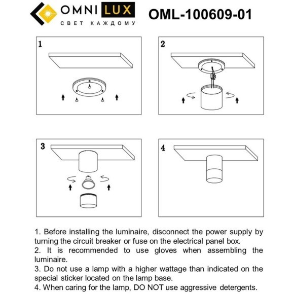 Точечный светильник 100 OML-100609-01