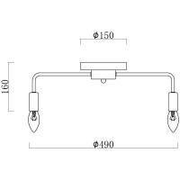 Люстра Freya FR4010CL-05GB