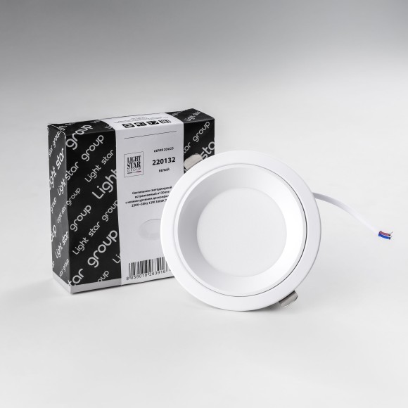 Светильник встраиваевый со встроенными светодиодами Zocco Lightstar 220132 Светильник встраиваевый со встроенными светодиодами Zocco Lightstar 220132