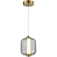SL1193.313.01 Подвес ST-Luce Латунь/Дымчатый LED 1*10,8W 3000K SUMMER