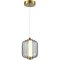 SL1193.313.01 Подвес ST-Luce Латунь/Дымчатый LED 1*10,8W 3000K SUMMER