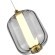 SL1193.313.01 Подвес ST-Luce Латунь/Дымчатый LED 1*10,8W 3000K SUMMER