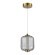 SL1193.313.01 Подвес ST-Luce Латунь/Дымчатый LED 1*10,8W 3000K SUMMER