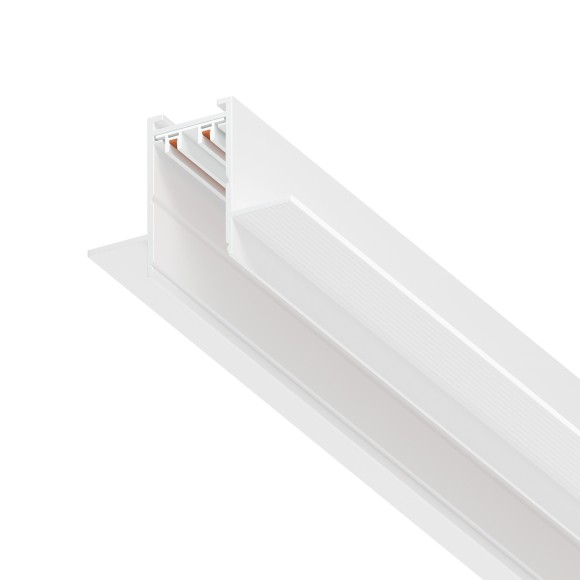 Белый магнитный шинопровод 2 метра, в ГКЛ 12.5 мм Teta Pro Lightstar 505226