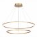 ST605.243.91 Светильник подвесной ST-Luce Золотистый/Белый LED 1*91W 4000K Подвесные светильники