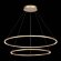 ST605.243.91 Светильник подвесной ST-Luce Золотистый/Белый LED 1*91W 4000K Подвесные светильники