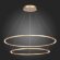 ST605.243.91 Светильник подвесной ST-Luce Золотистый/Белый LED 1*91W 4000K Подвесные светильники