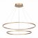 ST605.243.91 Светильник подвесной ST-Luce Золотистый/Белый LED 1*91W 4000K Подвесные светильники