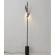EXTRA PT2, 0540/602 Crystal Lux EXTRA чёрно-золотой LED-торшер с прозрачными элементами, 2 × 3 Вт, 3000 К, 1020 Лм, CRI 80, IP20, 220 В