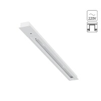 1м белый встраиваемый в ГКЛ однофазный шинопровод Arte Lamp A550133