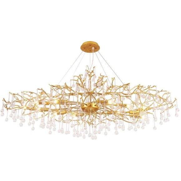 Люстра Crystal Lux REINA V2 SP16 L1500 GOLD PEARL Люстра Crystal Lux REINA V2 SP16 L1500 GOLD PEARL