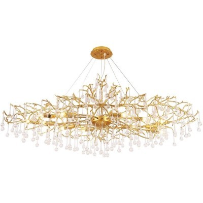 Люстра Crystal Lux REINA V2 SP12 L1500 GOLD PEARL