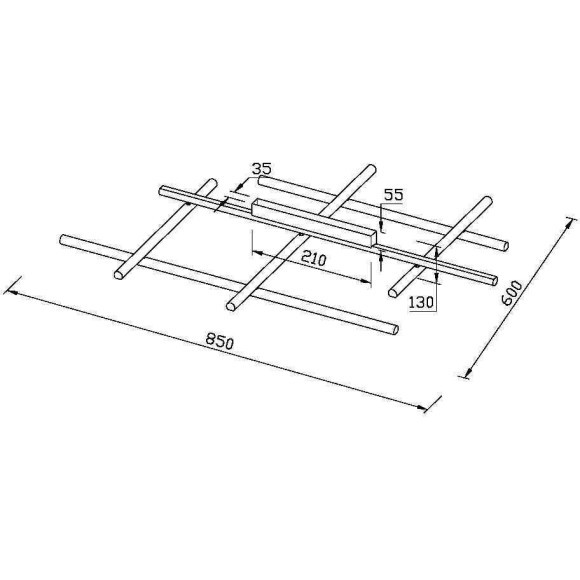 Потолочный светильник Maytoni MOD278CL-L50G3K