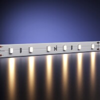 Maytoni 201009 Светодиодная лента, 5 метров, ширина 8мм серия ULTRA SMD2835 24V 4.8Вт/м 500Лм/м 3000К IP20 CRI90 120° кратность резки 100мм, раб. температура -30...+60°С