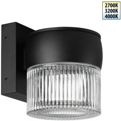 Светильник уличный настенный с переключателем цветовой температуры с влагозащитой IP65 Novotech и светоиодным LED модулем 8 Ватт 100-240V 2700К/3200К/4000К ESTIMA 359717 Светильник уличный настенный с переключателем цветовой температуры с влагозащитой IP65 Novotech и светоиодным LED модулем 8 Ватт 100-240V 2700К/3200К/4000К ESTIMA 359717