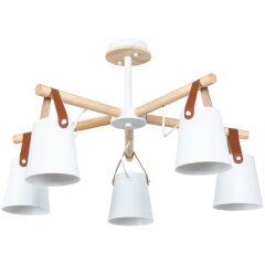 Люстра потолочная Arte Lamp A7032PL-5WH Thomas под лампы 5xE27 60W Люстра потолочная Arte Lamp A7032PL-5WH Thomas под лампы 5xE27 60W