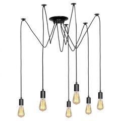 Люстра паук Lussole GRLSP-8172 SHIRLEY IP21 под лампы 6xE27 60W Люстра паук Lussole GRLSP-8172 SHIRLEY IP21 под лампы 6xE27 60W