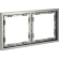 Рамка пластиковая VOLTUM S70 на 2 поста, (сталь)