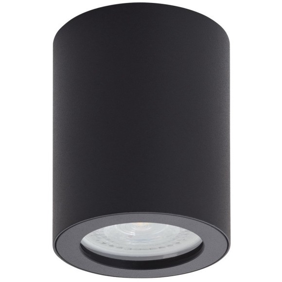 DK3007-BK Накладной светильник влагозащ., IP 44, 15 Вт, GU10, черный, алюминий