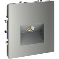 Розетка компьютерная встраиваемая VOLTUM S70 RJ45 кат.6, (сталь)