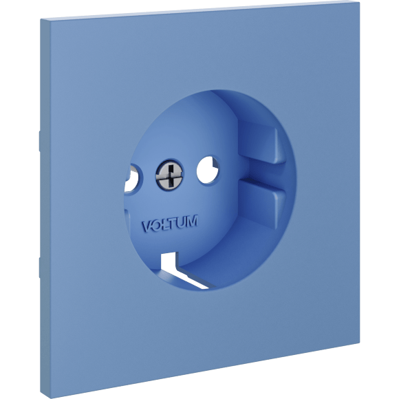 Накладка для розетки с заземлением, S70 (деним)